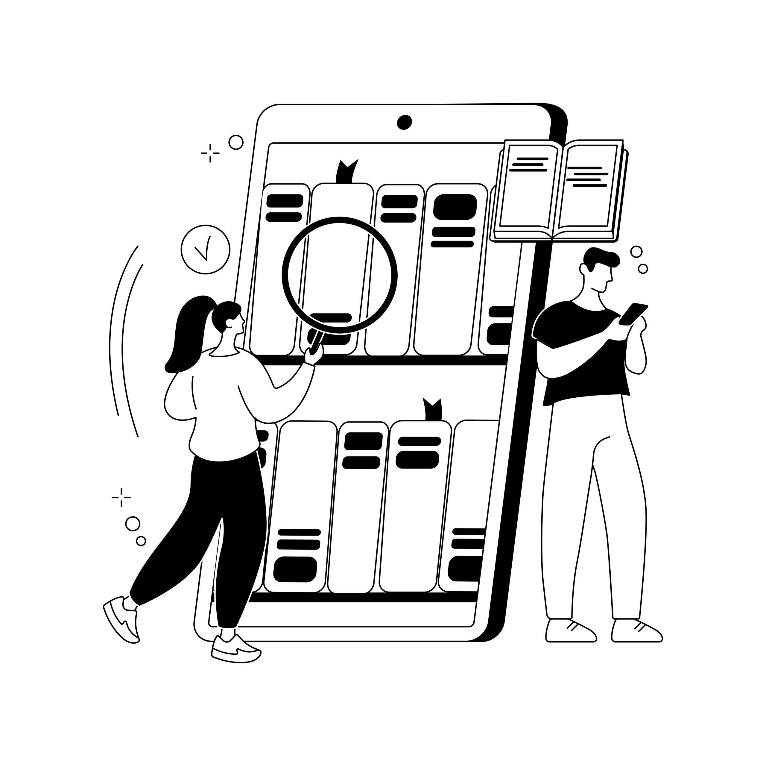 Doddle vectorial en blanco y negro